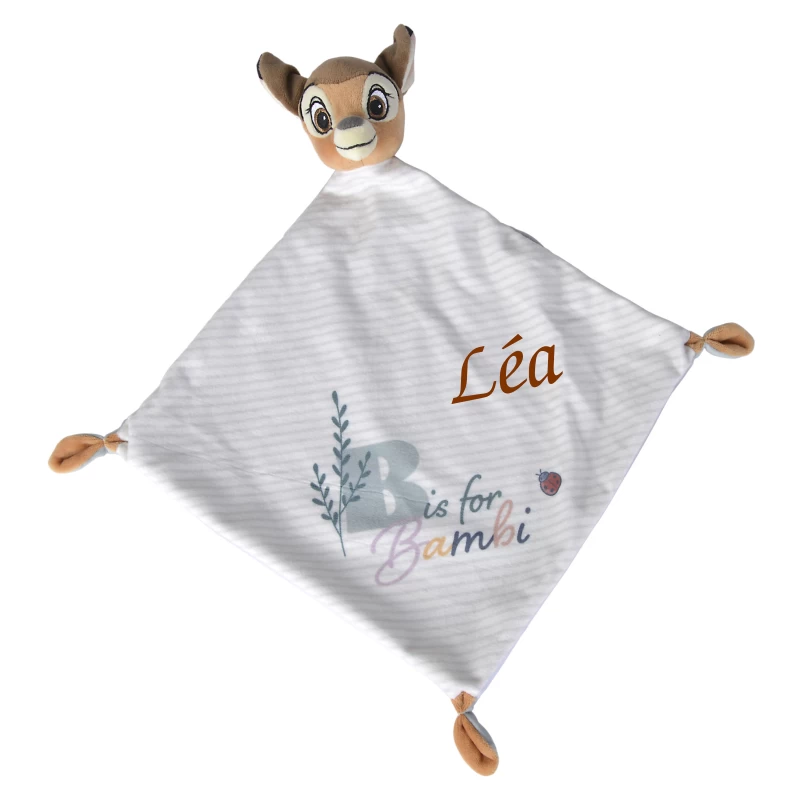 Disney - Bambi Le Faon - B Is For Bambi Blanc 25 Cm 1 Disney - Bambi Le Faon - B Is For Bambi Blanc 25 Cm