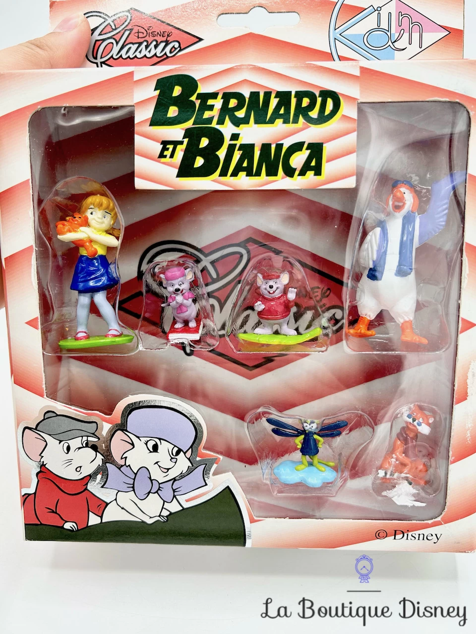 Coffret Figurines Bernard Et Bianca Disney Classic 1996 Kid'M Vintage 2 Coffret Figurines Bernard Et Bianca Disney Classic 1996 Kid'M Vintage – Image 2
