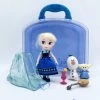 Ensemble De Jeu Coffret Mini Poupée Elsa La Reine Des Neiges Animators Collection Disney Store Valise