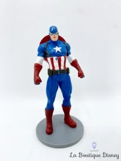 Figurine Captain America Avengers Marvel Disney Store Playset 10 Cm -Le Rêve Enchanté Soldes Magasin figurine captain america disney store playset super heros bleu etoile rouge 2