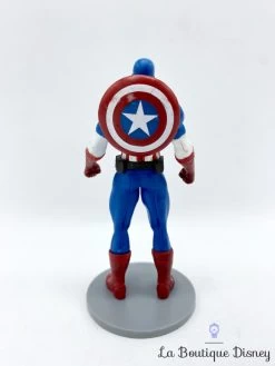 Figurine Captain America Avengers Marvel Disney Store Playset 10 Cm -Le Rêve Enchanté Soldes Magasin figurine captain america disney store playset super heros bleu etoile rouge 5