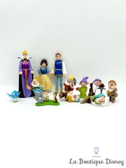 Figurines Blanche Neige Et Les Sept Nains Playset Disney Store Coffret Ensemble De Jeu