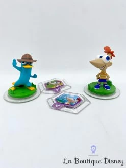 Figurine Disney Infinity 1.0 Pack Toy Box Phineas Et Ferb Jeu Vidéo Agent P Power Disc