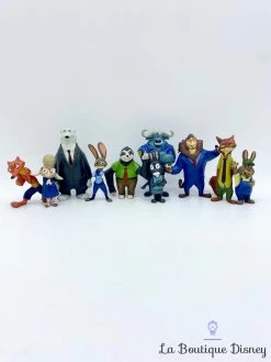 Figurines Playset Zootopie Disney Bellwether Flash Judy Lionheart Nick Lapin Chef Bogo Lapins