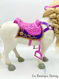 Cheval Maximus Pour Poupée Raiponce Disney Princess Figurine 30 Cm -Le Rêve Enchanté Soldes Magasin jouet cheval maximus poupee raiponce disney rose violet 4