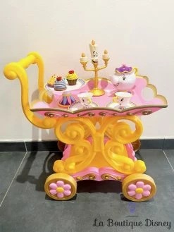 Jouet Chariot à Thé Chantant Be Our Guest La Belle Et La Bête Disney Store Lumière Samovar Dinette