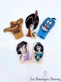 Marionnettes à Doigts Aladdin Disney Jasmine Génie Jafar Lampe Magique Théâtre