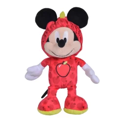 Disney Mickey La Souris Peluche Pomme Rouge 25 Cm