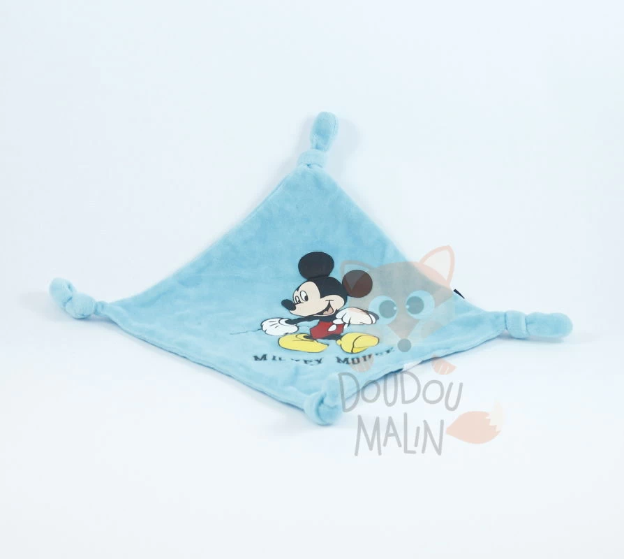 Disney Mickey La Souris Doudou Plat Bleu 1 Disney Mickey La Souris Doudou Plat Bleu
