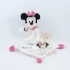 Disney Minnie La Souris Doudou Mouchoir Rose Blanc To The Moon And Back