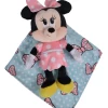 Disney Minnie La Souris Peluche Couverture Rose Bleu Noeud