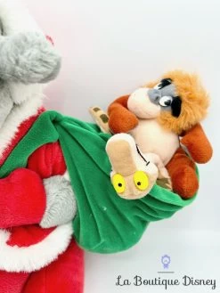Peluche Baloo Père Noël Le Livre De La Jungle Disney RARE Hotte Kaa Roi Louie 38 Cm -Le Rêve Enchanté Soldes Magasin peluche baloo pere noel hotte kaa roi louie disney vintage rare 7