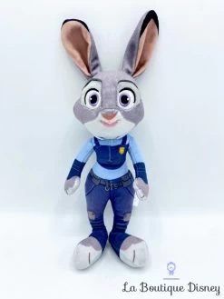 Peluche Judy Hopps Zootopie Disney GrandiGiochi Lapin Gris Police 27 Cm