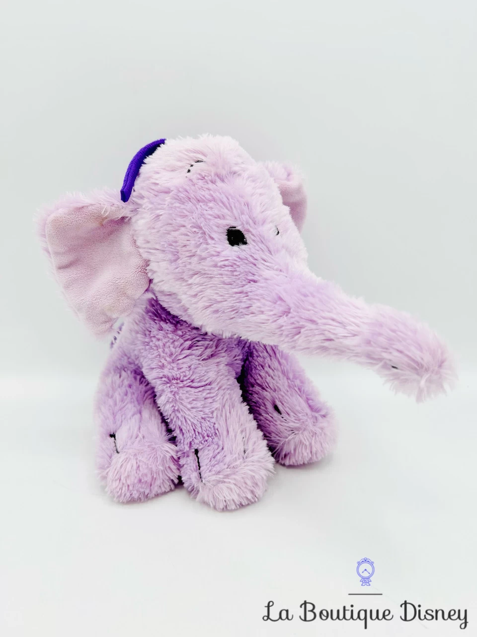 Peluche Lumpy éfélant Disney Store Winnie L'ourson éléphant Violet écusson 23 Cm 1 Peluche Lumpy éfélant Disney Store Winnie L'ourson éléphant Violet écusson 23 Cm