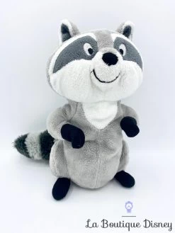 Peluche Meeko Pocahontas Disney Store Raton Laveur Gris 26 Cm