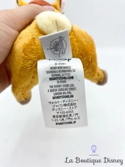 Peluche Bambi Mini Disney Store Faon Orange Marron 17 Cm -Le Rêve Enchanté Soldes Magasin peluche mini bambi disney store faon orange marron assis 3