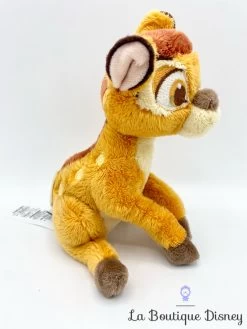 Peluche Bambi Mini Disney Store Faon Orange Marron 17 Cm -Le Rêve Enchanté Soldes Magasin peluche mini bambi disney store faon orange marron assis 5