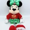 Peluche Minnie Mouse Noël Disney Store 2020 Holiday Cheer Rouge Vert 44 Cm