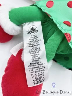 Peluche Minnie Mouse Noël Disney Store 2020 Holiday Cheer Rouge Vert 44 Cm -Le Rêve Enchanté Soldes Magasin peluche minnie disney store 2020 noel vert rouge pain epices 7