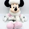 Peluche Minnie Mouse Hiver Disney Store Exclusive Manteau Chapka Blanc Rose 46 Cm