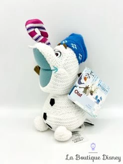 Peluche Olaf Frozen Adventure Disney Store 2017 Noël Crochet La Reine Des Neiges 21 Cm