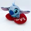 Peluche Stitch Love Disney Store Monstre Extraterrestre Coeur Rouge
