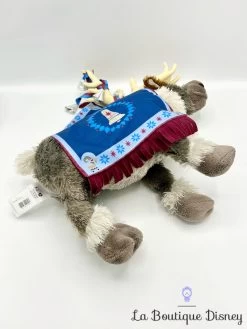 Peluche Sven Joyeuses Fêtes Avec Olaf Disney Store 2017 La Reine Des Neiges Renne Couverture Nordique 40 Cm -Le Rêve Enchanté Soldes Magasin peluche sven joyeuses fetes avec olaf disney store la reine des neiges couverture nordique 6
