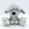 Peluche Max Tiny Big Feet Disney Store La Petite Sirène Chien Gris Blanc 10 Cm