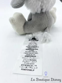Peluche Max Tiny Big Feet Disney Store La Petite Sirène Chien Gris Blanc 10 Cm -Le Rêve Enchanté Soldes Magasin peluche tiny big feet max chien la petite sirene disney store gris 2