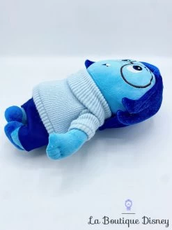 Peluche Tristesse Vice Versa Disney Store Poupée Bleu émotion 27 Cm -Le Rêve Enchanté Soldes Magasin peluche tristesse vice versa disney store bonhomme bleu lunettes 0