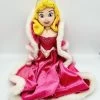 Poupée Chiffon Aurore La Belle Au Bois Dormant Hiver Disney Store 2008 Peluche Princesse Rose Manteau Cape 52 Cm