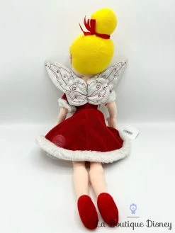 Poupée Chiffon Fée Clochette Noël Rouge Disney Store Peluche Peter Pan écusson 52 Cm -Le Rêve Enchanté Soldes Magasin poupee chiffon fee clochette noel robe rouge disney store ecusson peluche 6