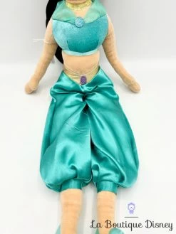 Poupée Chiffon Jasmine Disney Store Aladdin Peluche Princesse Bleu 54 Cm -Le Rêve Enchanté Soldes Magasin poupee chiffon jasmine disneyland disney peluche princesse aladdin 1