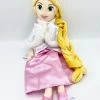 Poupée Chiffon Raiponce Hiver Disney Store Peluche Princesse Robe Rose Cape Blanche 50 Cm