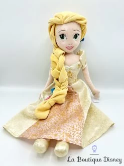 Poupée Chiffon Raiponce Mariée Disney Store 2016 Peluche Princesse Mariage Fleurs 55 Cm