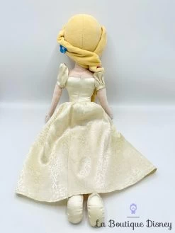 Poupée Chiffon Raiponce Mariée Disney Store 2016 Peluche Princesse Mariage Fleurs 55 Cm -Le Rêve Enchanté Soldes Magasin poupee chiffon raiponce mariee disney store peluche robe blanche fleurs 6