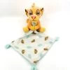 Disney - Simba Le Lion - Doudou Mouchoir Vert Jaune 25 Cm