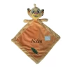 Disney - Simba Le Lion - Doudou Plat Jaune Feuille 25 Cm