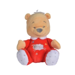Disney Winnie L'ourson Mini Peluche Rouge Mouton 15 Cm