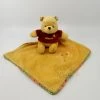 Disney - Winnie L'ourson - Mini Peluche Avec Doudou Jaune Rouge 25 Cm
